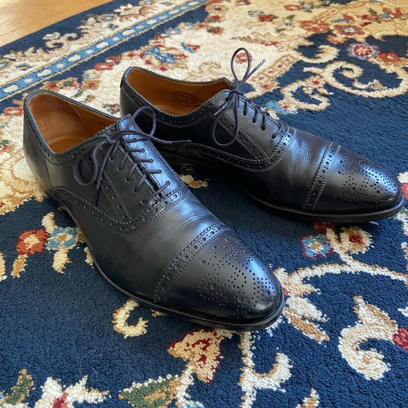 John Fluevog Black Brandenburg Shoes M9.5/W11.5 - Picture 1 of 3